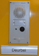 Foto deurbel bij spoed